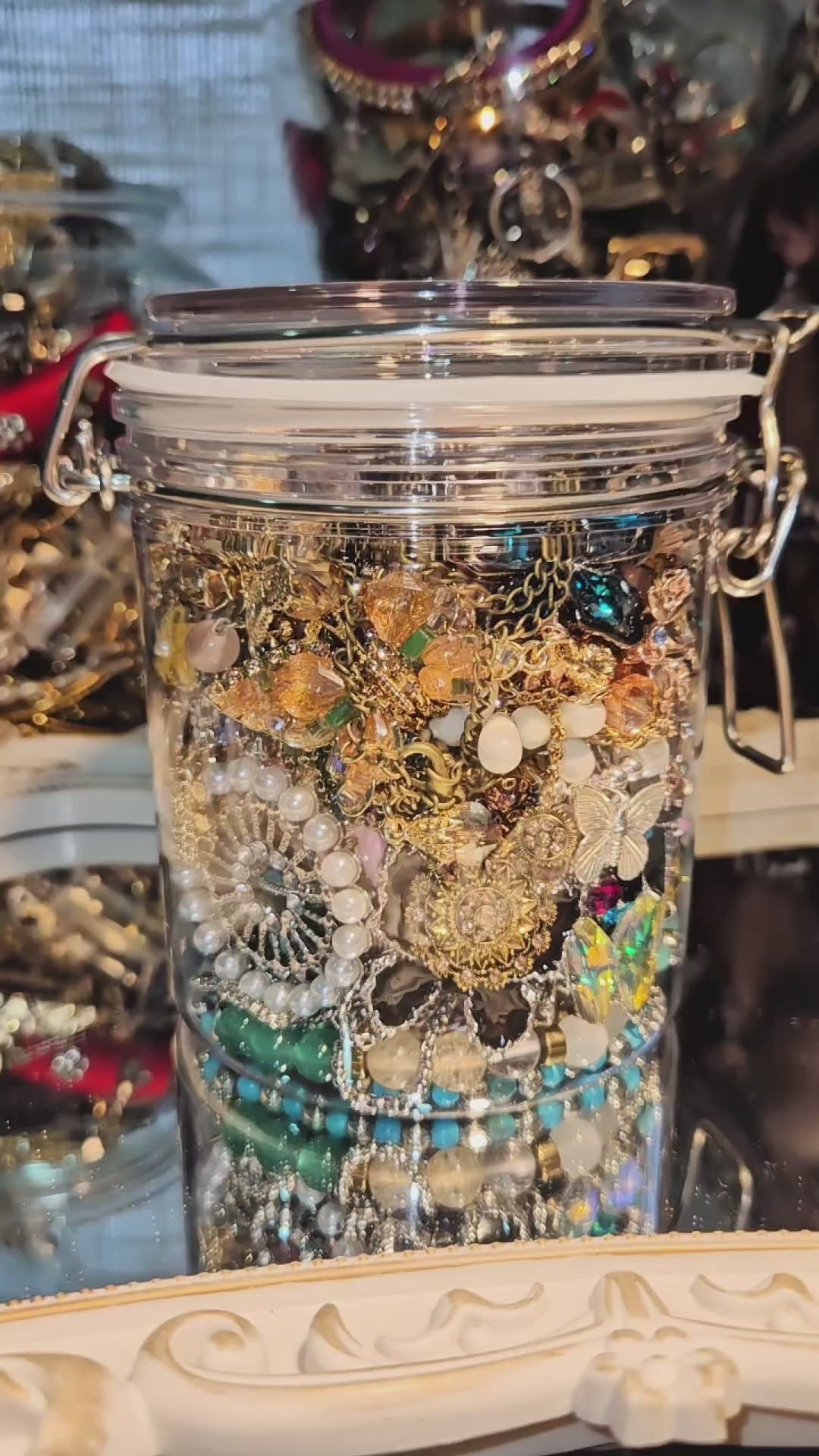 Mystery Jewellery Jar by Winterelly | Fairy Butterfly Edition 🦋 | 40–45 PCS Mix Gold & Silver Jewellery | Limited Premium Collection