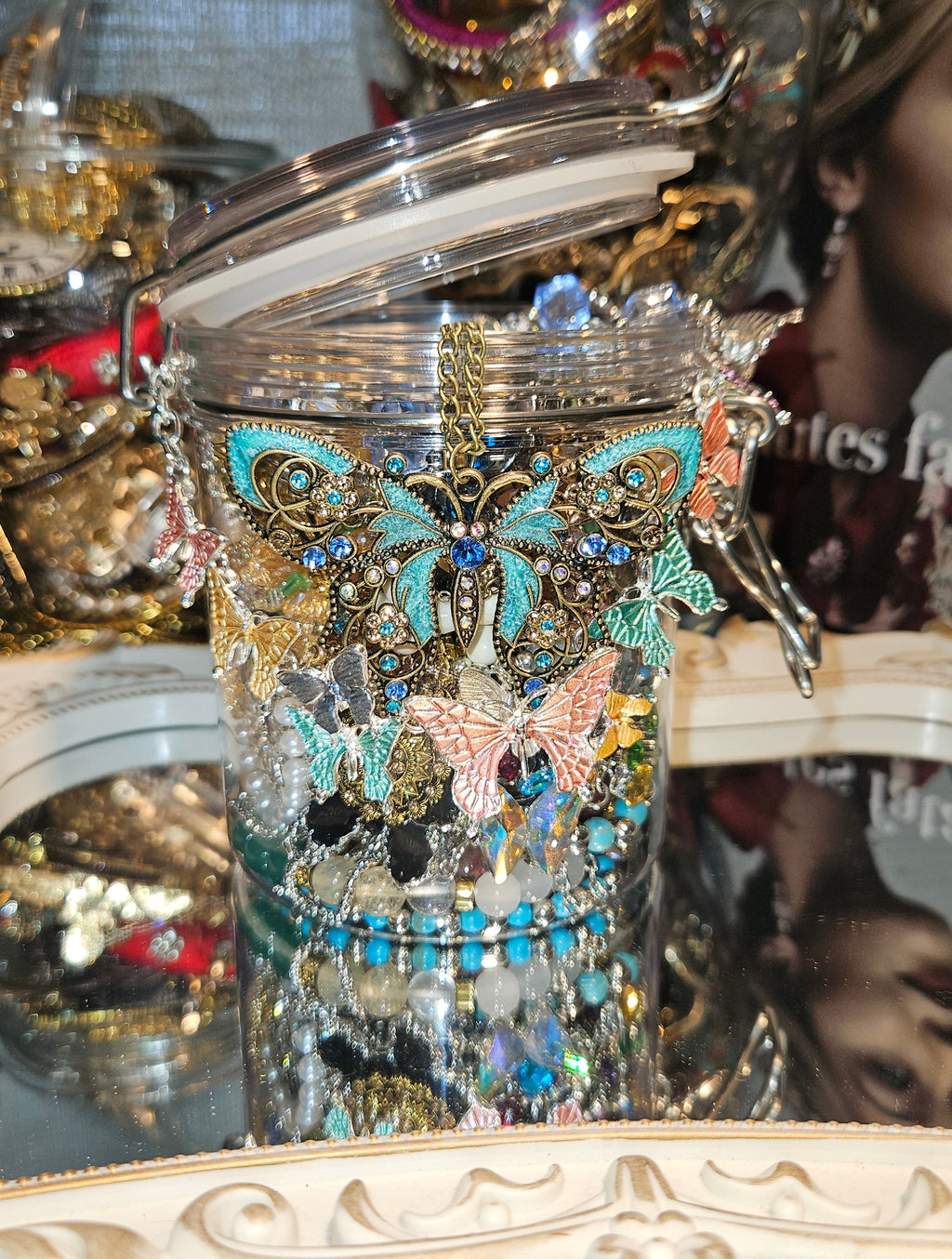 Mystery Jewellery Jar by Winterelly | Fairy Butterfly Edition 🦋 | 40–45 PCS Mix Gold & Silver Jewellery | Limited Premium Collection