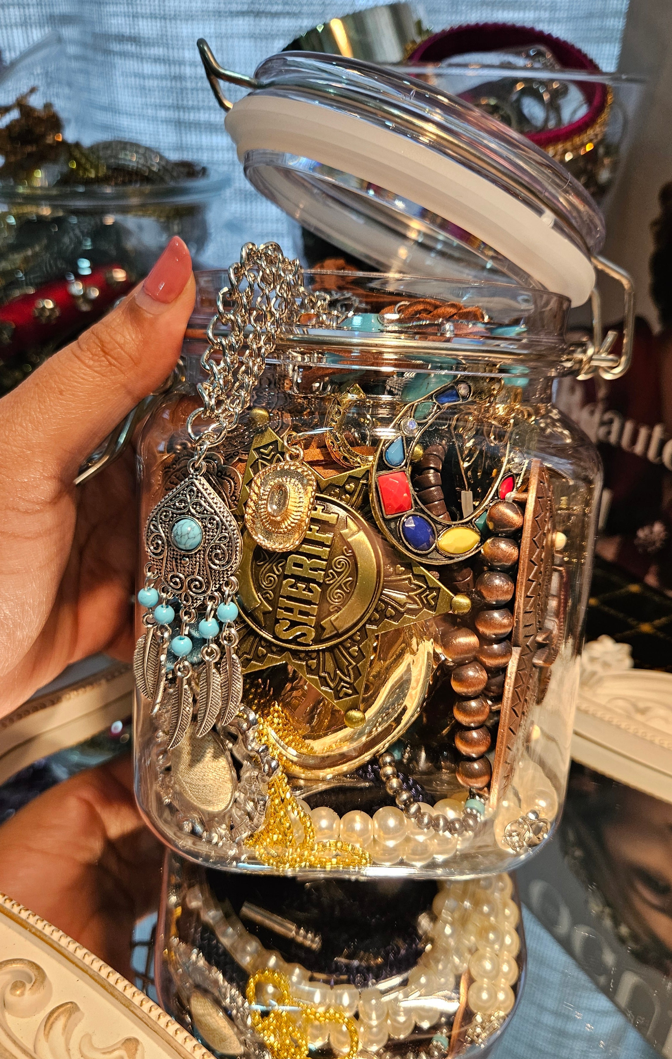 Cowboy Jar | Mystery Jewellery Jar Custom by Winterelly