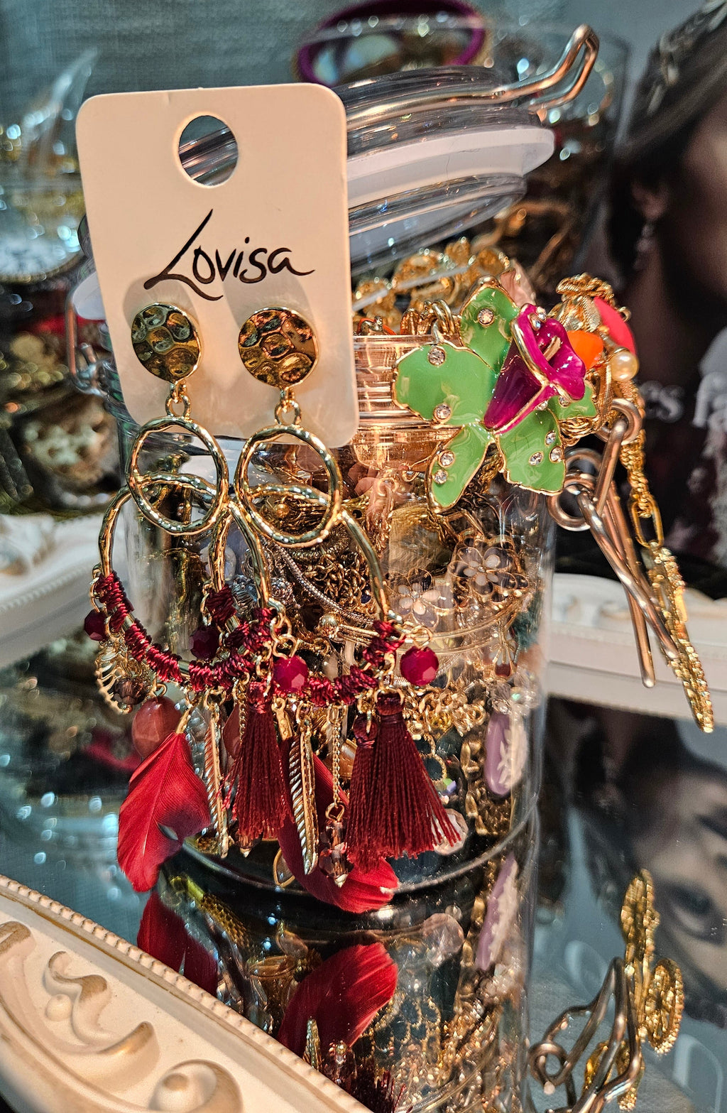 Mystery Jewellery Jar by Winterelly | Garden Flower Edition 🌸 | 40–45 Mix Gold & Silver Pieces | Limited Premium Collection